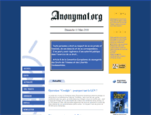 Tablet Screenshot of anonymat.org
